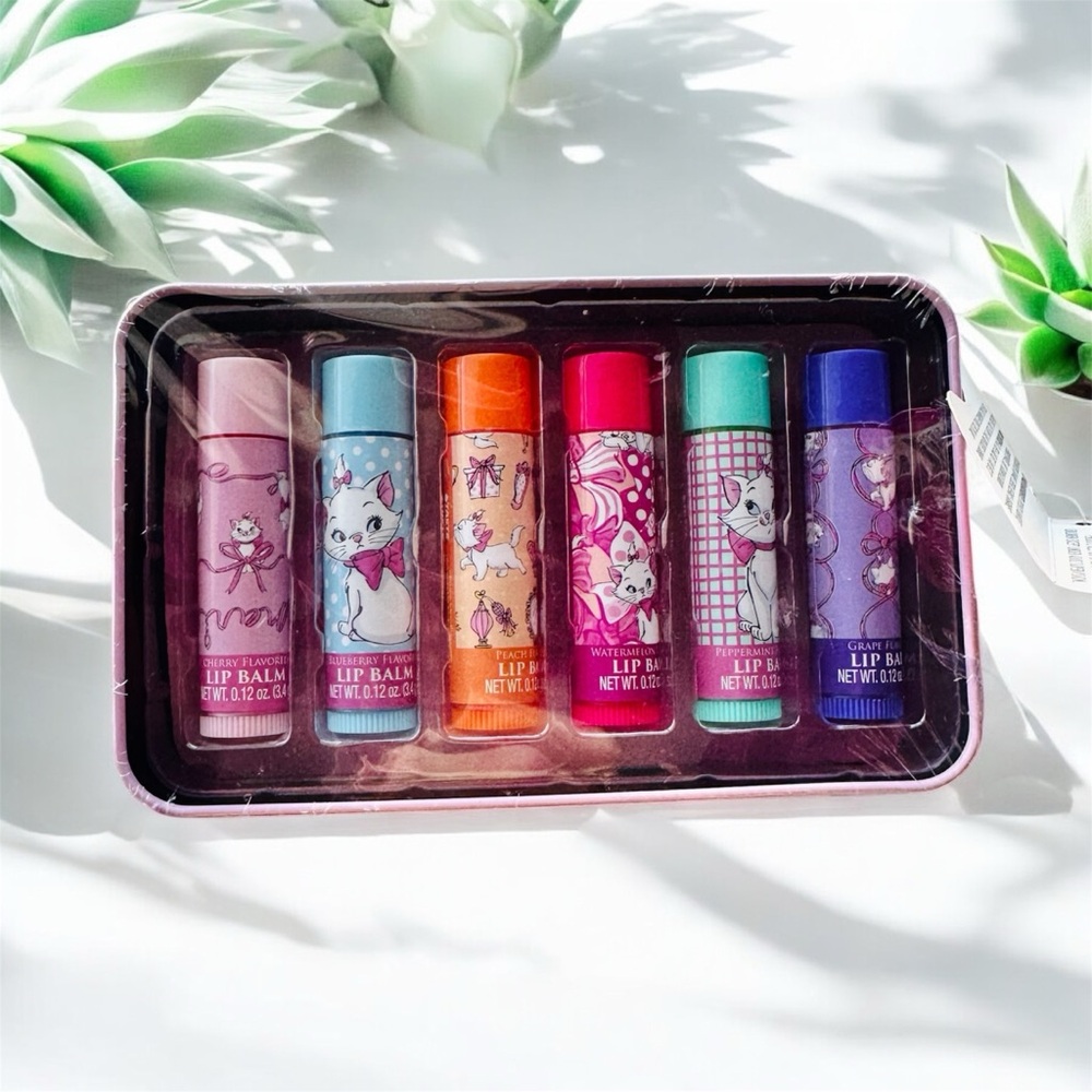 New aristocats lip balm set